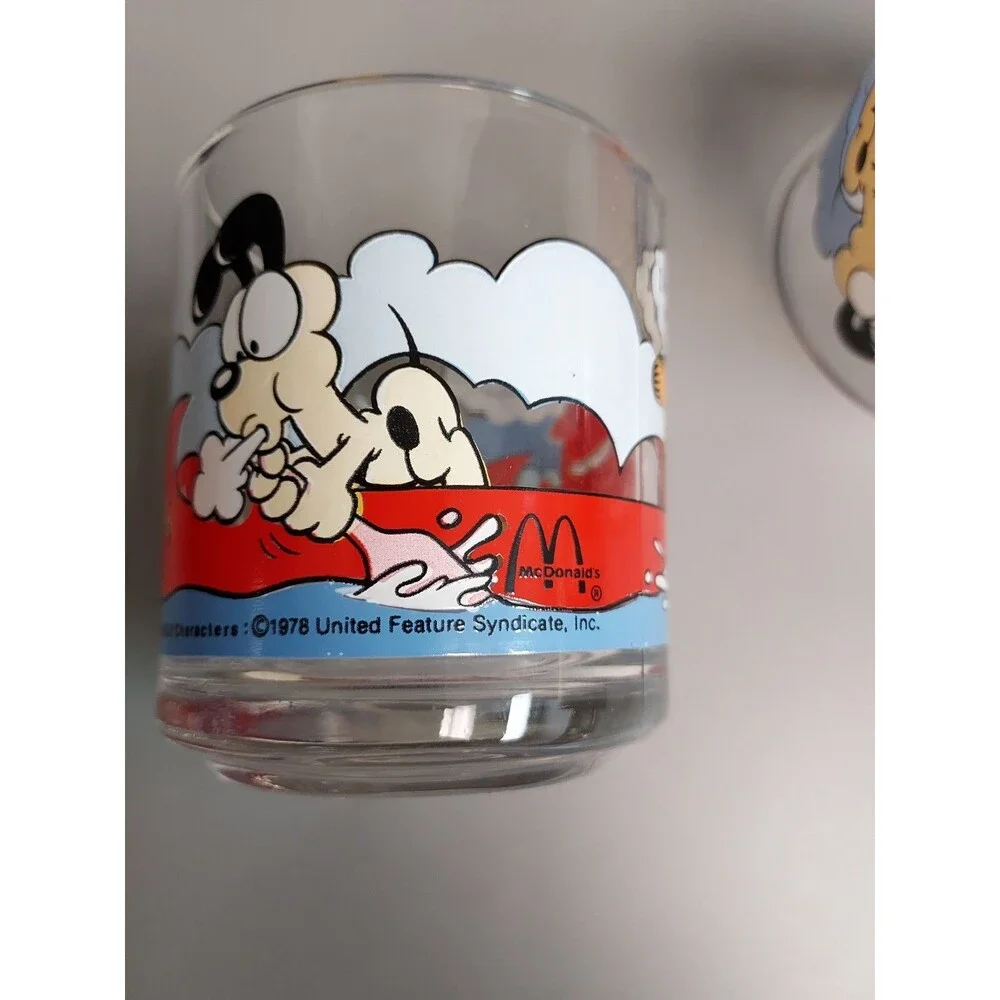 Garfield‎ 1978 Vintage McDonalds Coffee Mug Collector's Set of 2 By Jim Davis
